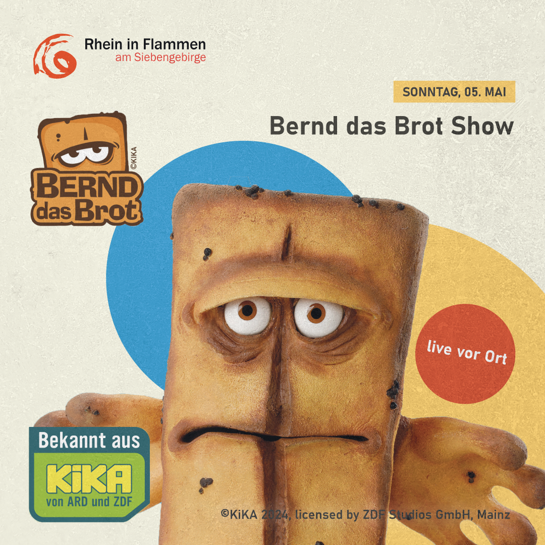 Bernd das Brot Show: Deine tägliche Dosis Humor und Sarkasmus – wie ein Feuerwerk für die Seele bei Rhein in Flammen!